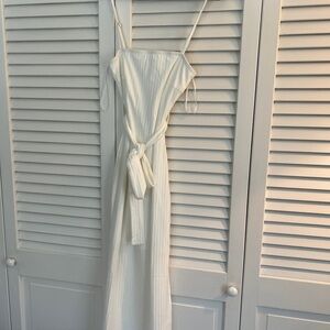 Hello Molly White Spaghetti Strap Sundress